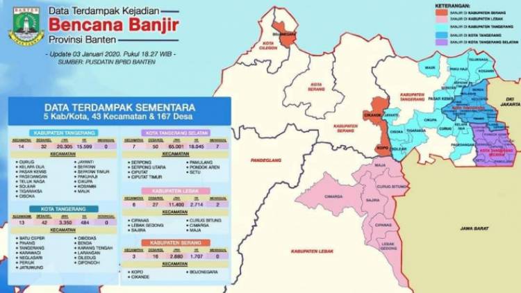 Gubernur WH: Penanganan Banjir di Banten Sesuai Protap