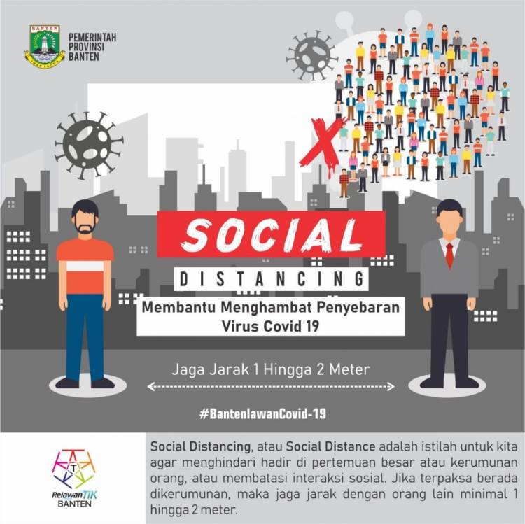 Social Distancing Bantu Hambat Penyebaran Covid-19