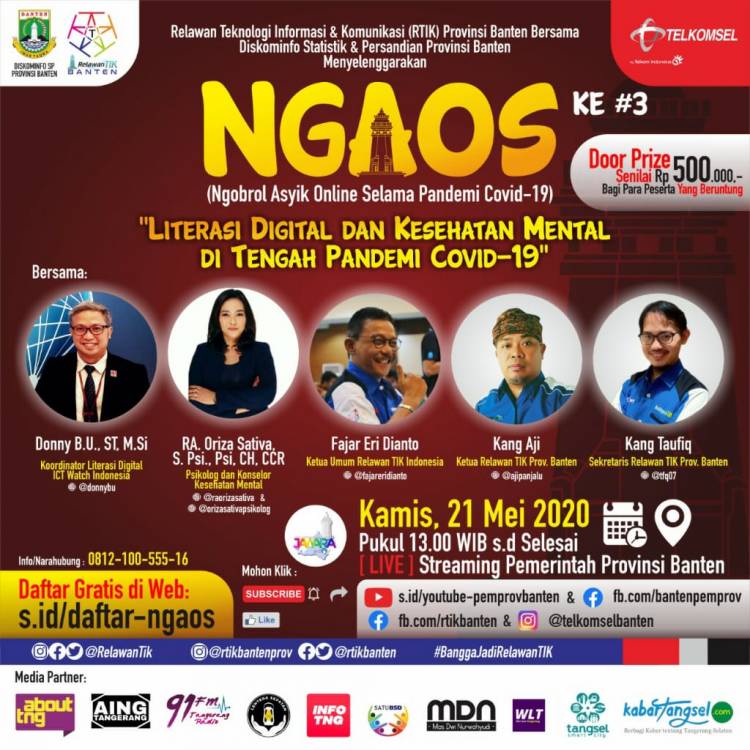 NGAOS Bareng Diskominfo dan RTIK