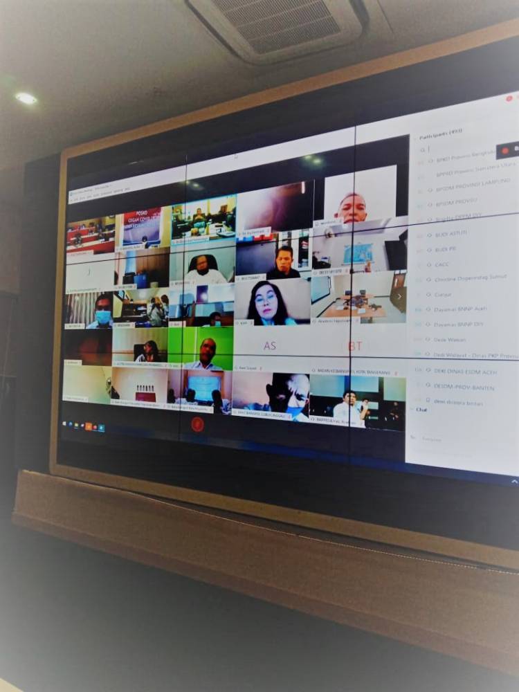 Diskominfo Ikuti Sosialisasi Inpres RAN P4GN 