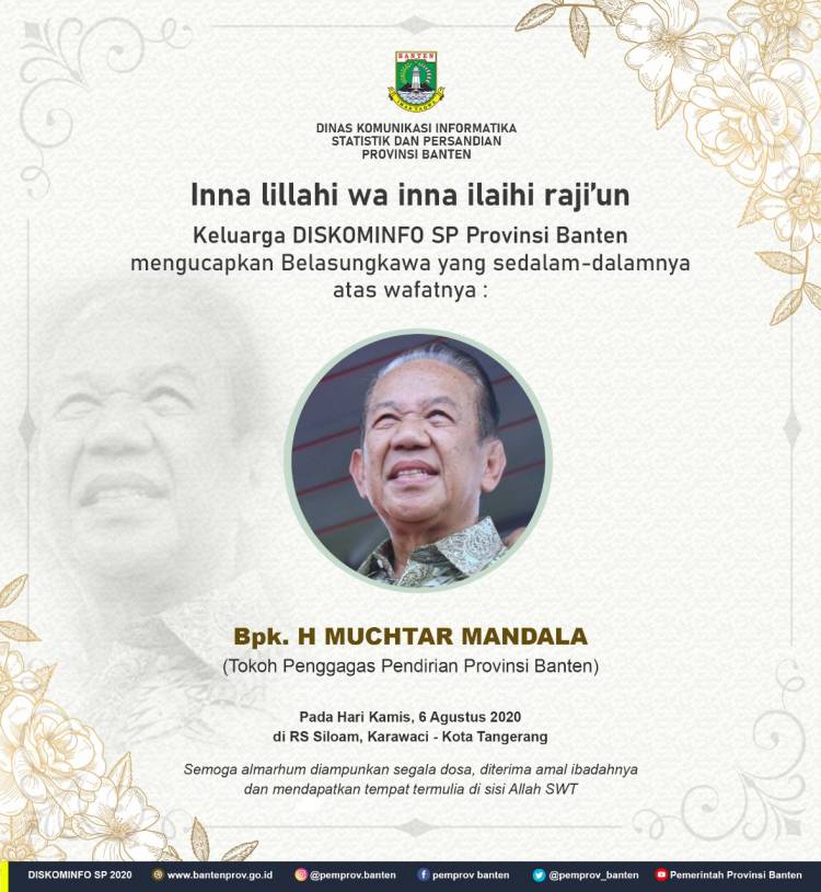 Keluarga DiskominfoSP Mengucapkan Belasungkawa