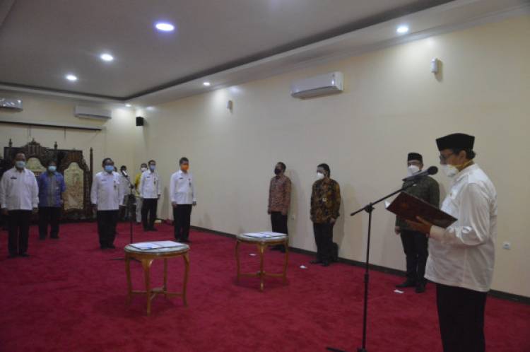 Gubernur Banten Lantik Pejabat Eselon II