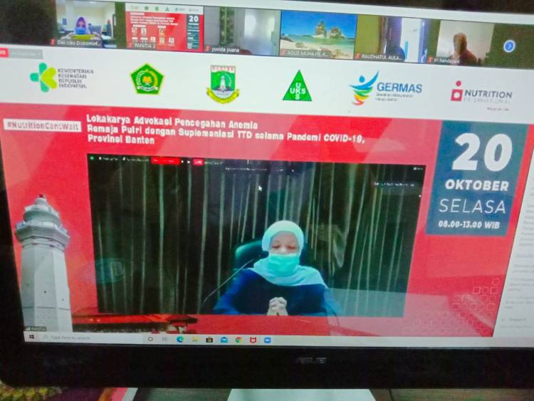 Diskominfo Ikuti Webinar Sosialisasi Program Supplementasi TTD