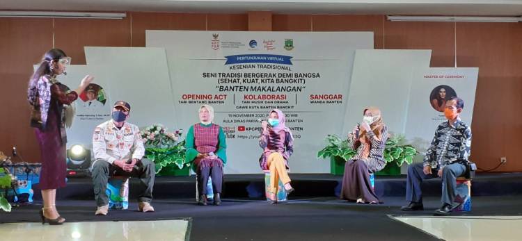 Kadis Kominfo Hadiri Pertunjukan Virtual 