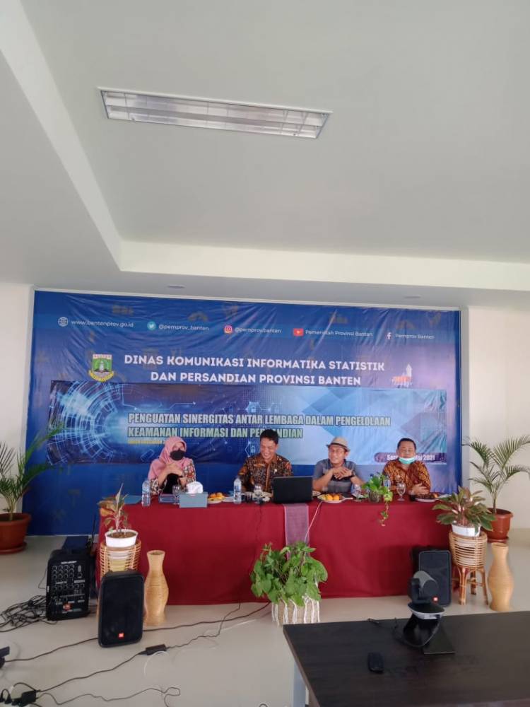 Vritual Meeting Penguatan Sinergitas Keamanan Informasi 