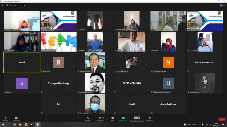 Zoom Meeting Diskominfo 