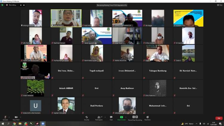 Zoom Meeting Diskominfo