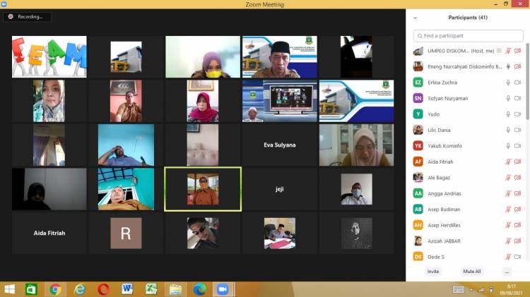 Zoom Meeting Diskominfo 