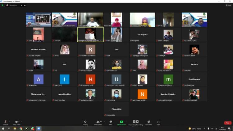 Agenda Zoom Meeting Diskominfo