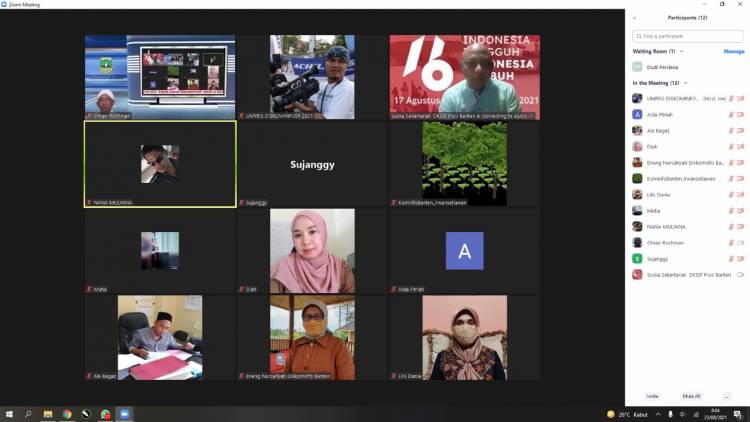 Agenda Zoom Meeting Diskominfo 