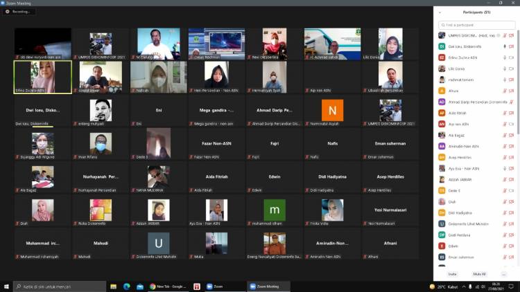Agenda Zoom Meeting Diskominfo 