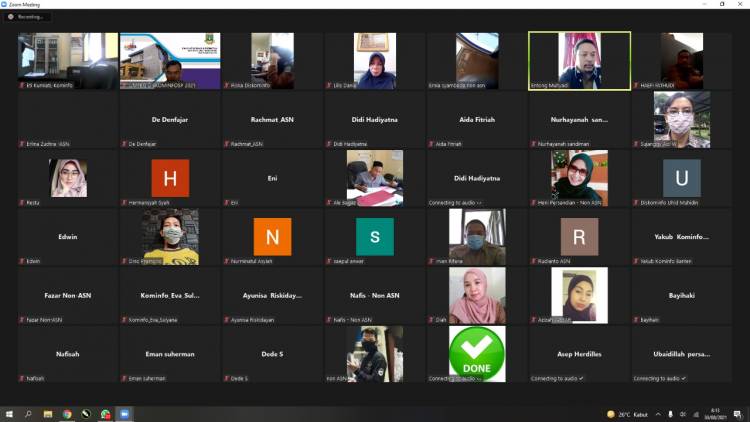 Agenda Zoom Meeting Diskominfo 