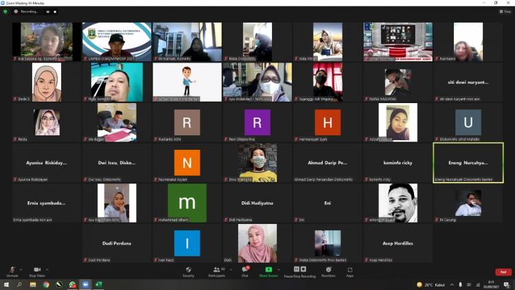 Agenda Zoom Meeting Diskominfo 