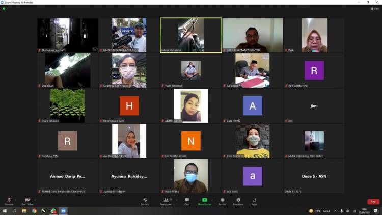 Agenda Zoom Meeting Diskominfo 