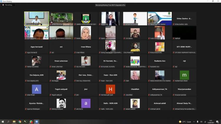 Agenda Zoom Meeting Diskominfo 