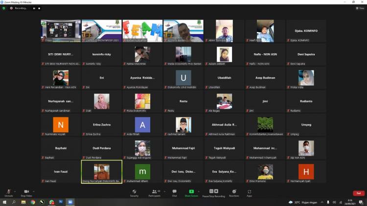 Agenda Zoom Meeting Diskominfo 