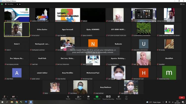 Zoom Meeting Diskominfo