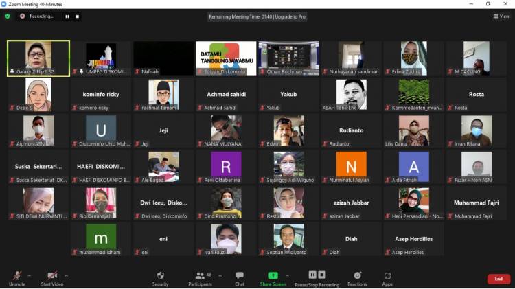 Zoom Meeting Diskominfo