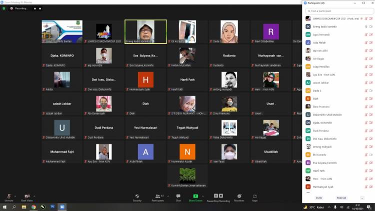 Zoom Meeting Diskominfo