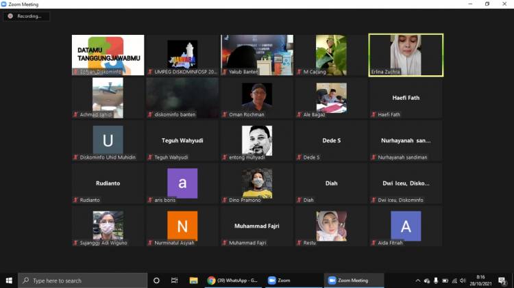 Zoom Meeting Diskominfo