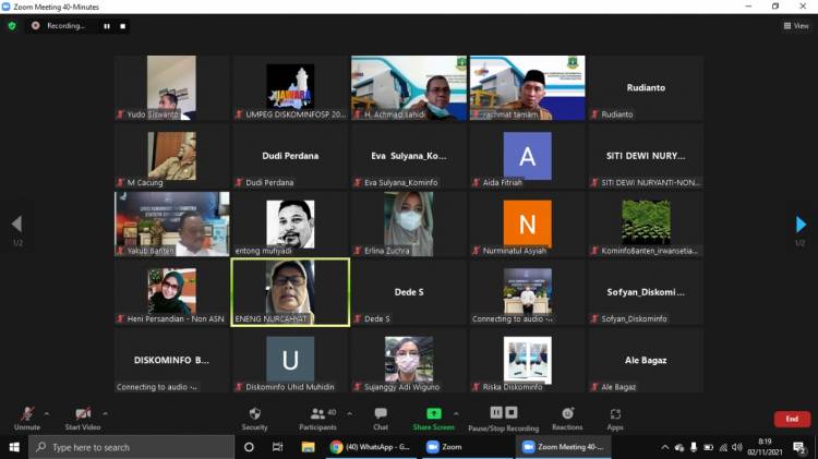 Zoom Meeting Diskominfo