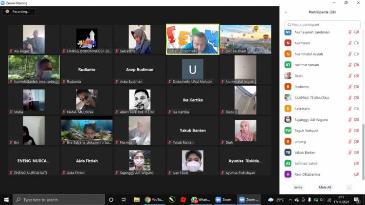  Zoom Meeting Diskominfo 