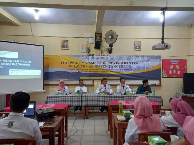 FGD PPID SMA/SMK/SKH Wilayah Kabupaten Tangerang 