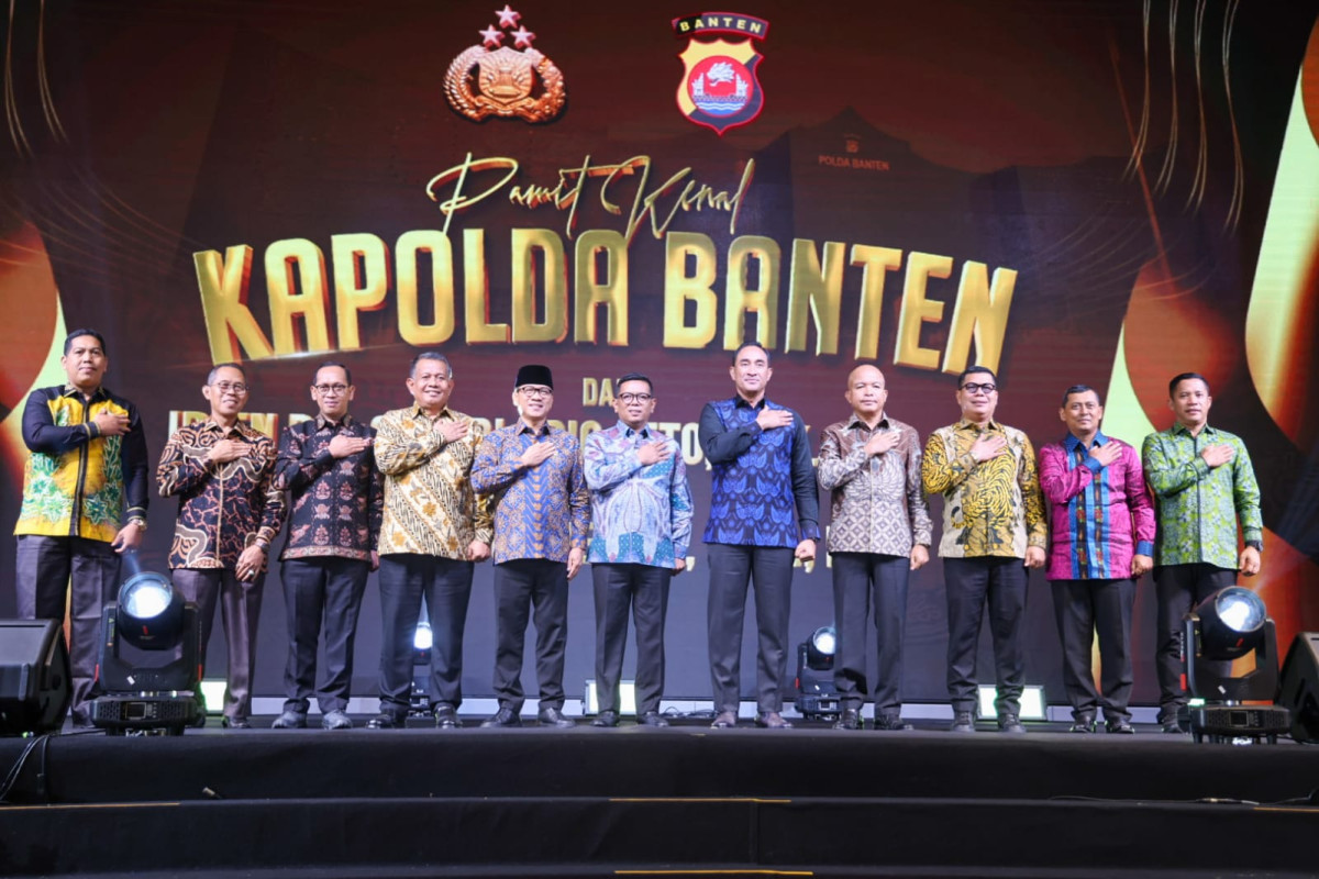 Gubernur Banten Andra Soni:Perkuat Sinergi dengan Polda Banten