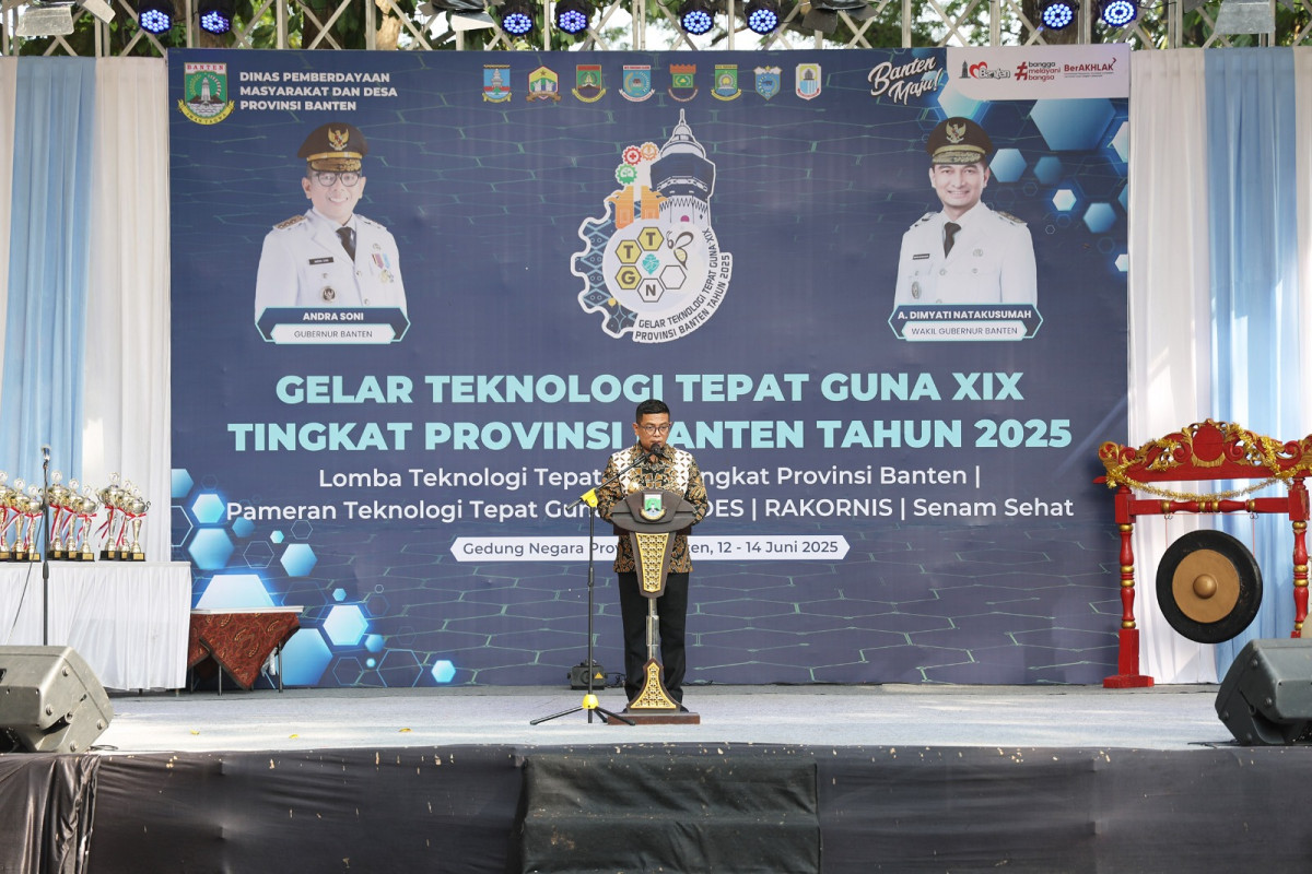 Gelar TTG XIX Tahun 2025, Gubernur Banten Andra Soni: Pemprov Banten Komitmen Dukung Karya Inovasi Anak Bangsa
