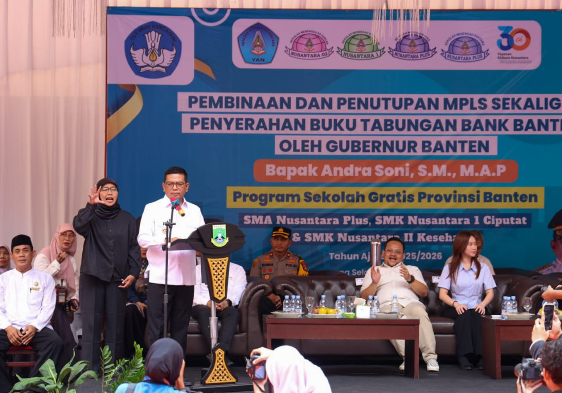 Program Sekolah Gratis Provinsi Banten Running!