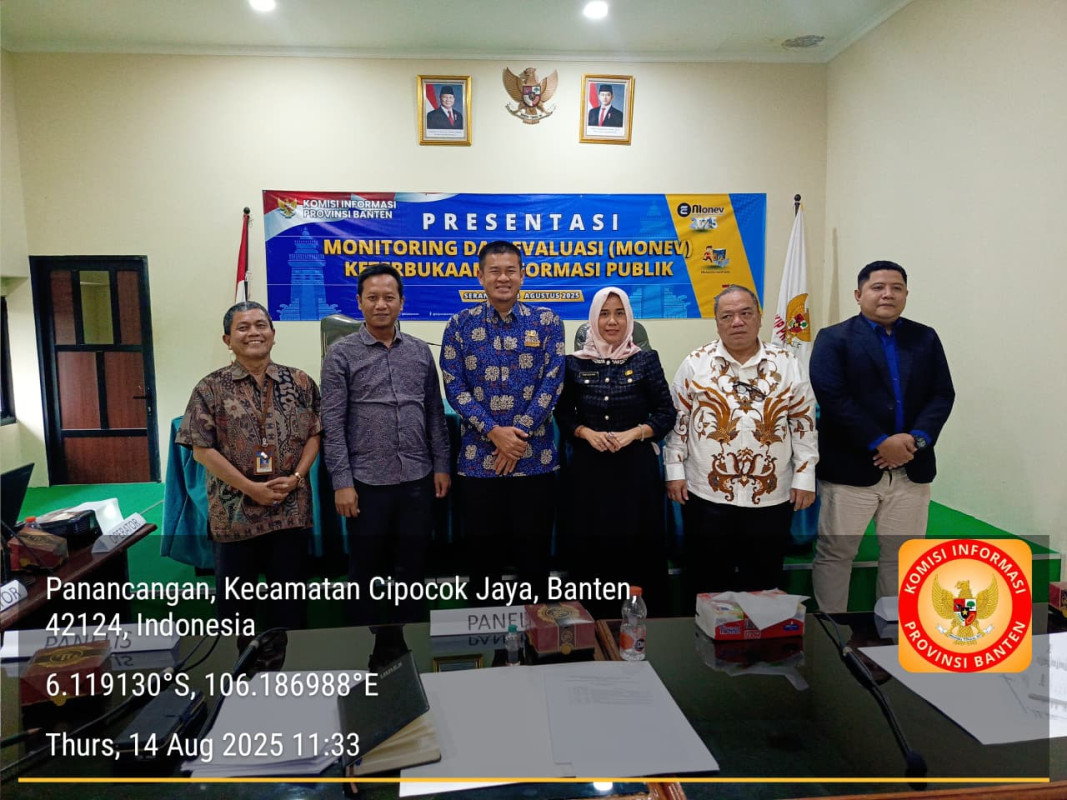 Agenda Presentasi Monev KIP 2025