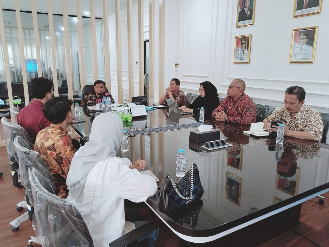 Kadis Kominfo Menerima Audiensi Duta Kreator Indonesia